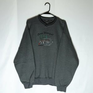 Tosani Golf Sweatshirt Mens M Kenora Camp Waterfall Long Sleeve Heavy Pullover